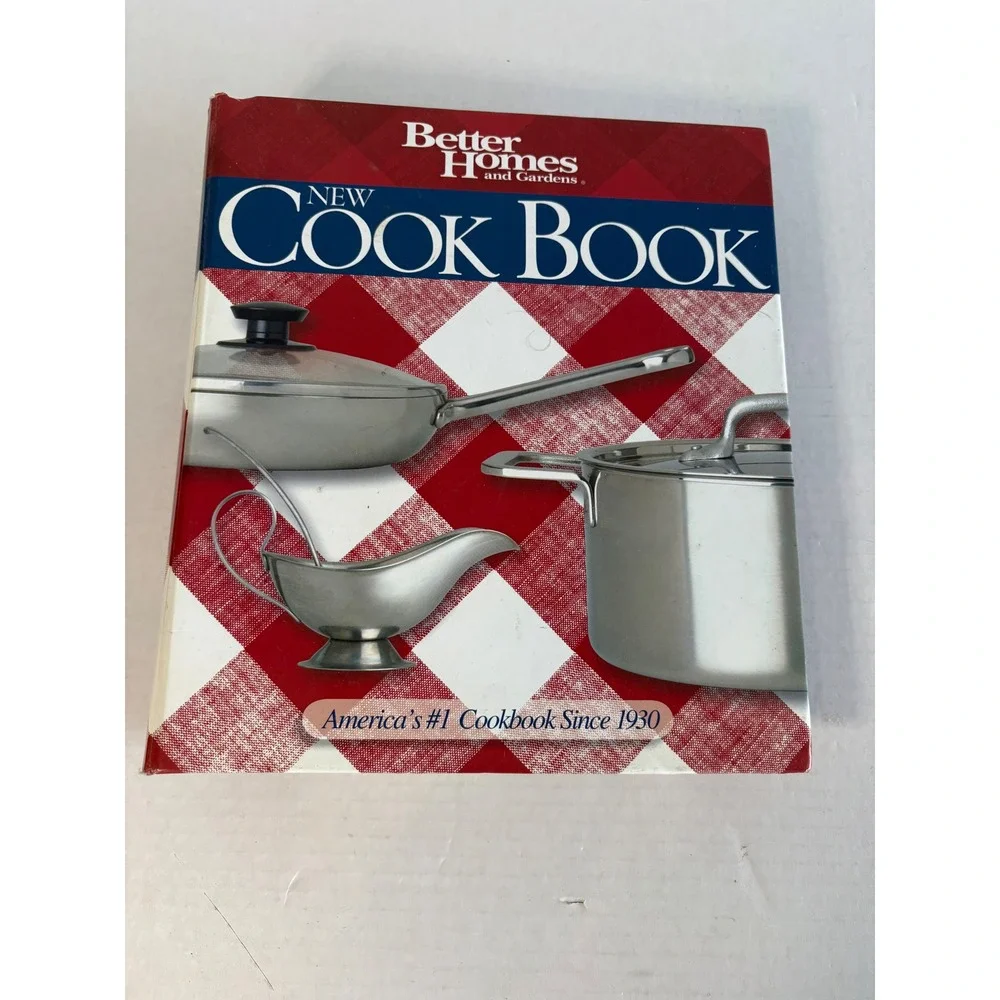 Better Homes and Gardens New Cook Book Red Gingham Binder Vtg Style 1960s 5-Ring